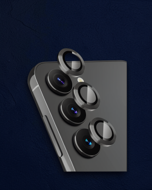 Samsung Galaxy A25 5G Valdez Metal Kamera Lens Koruyucu - Siyah