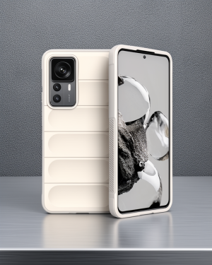 Xiaomi Mi 12T Pro Kılıf Optimum Silikon - Krem
