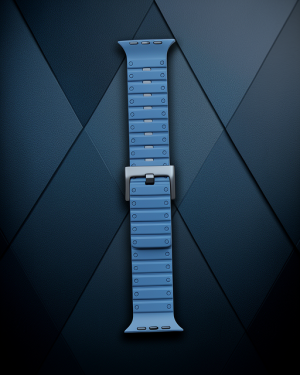 Apple Watch 42mm Magnus Mıknatıslı Silikon Kordon (saat Değildir) - Mavi