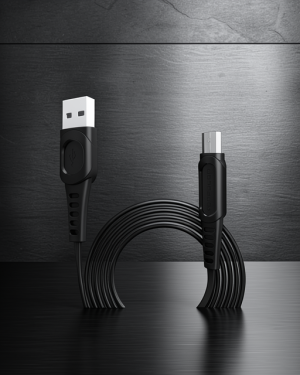 DC01 Süper Hızlı Micro USB Kablo 1m 2.4A - Siyah