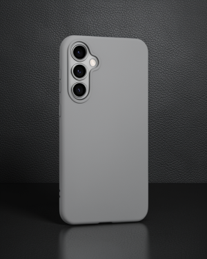 Samsung Galaxy S24 Kılıf Nano İçi Kadife Silikon - Gri
