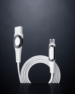 DC24 Micro USB Kablo 1.2m 4A - Beyaz