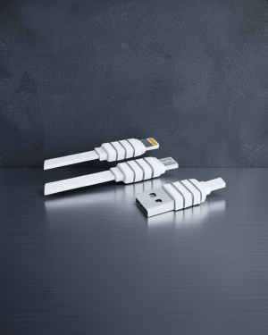 S56 2in1 (Lightning-Micro USB) Şarj Kablo 1.2m 2.1A - Beyaz