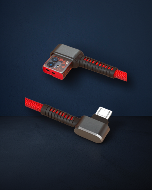 S73 Micro Usb Kablo 1m 2.1a - Kırmızı