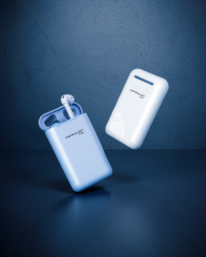 BTS08 Kablosuz AirPods Kulaklık Powerbank 5000 Mah - Beyaz