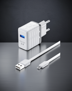 C32Q 3.0 Quick Micro Usb Seyahat Şarj Cihazı - Beyaz