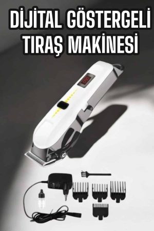 Tıraş Makinesi Uzun Ömürlü Batarya, Keskin Bıçaklar ve Profesyonel