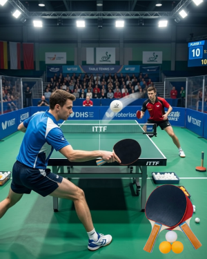 Masa Tenisi Oyun Seti 2 Raket 3 Top Evde Spor ve Eğlence