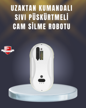 2800 Pa Güçlü Emişli Akıllı Cam Temizleyici Robot