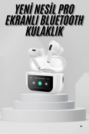 Dokunmatik Ekranlı Air Pro 2 ANC Kulaklık Kablosuz Çok Fonksiyonlu