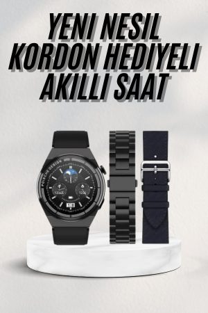 En Çok Tercih Edilen Akıllı Saat Amoled Ekran Nabız Sensörü GPS Uyumlu Adımsayar