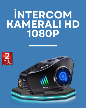 Q28 Kask Kulaklık 1080P HD Kamera – Bluetooth 5.3, Su Geçirmez, Gürültü Azaltma