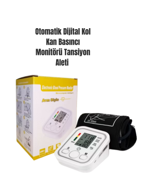 Taşınabilir Pil ve USB Girişli Tansiyon Aleti