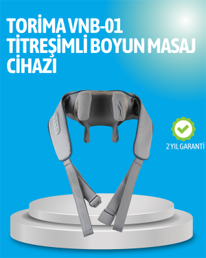 VNB-01 Titreşimli Boyun Masaj Aleti Gri Renk