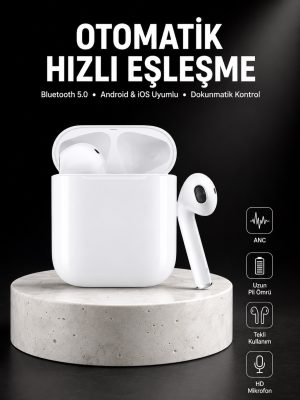 Yeni Nesil Dokunmatik Kontrol Çağrı Cevaplayabilen Kablosuz Bluetooth Kulaklık