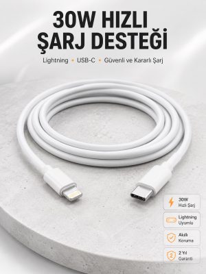 IOS Tüm Serilerle Uyumlu 30W Hızlı Şarj Aleti 11 12 13 14/Pro Max Mini Plus