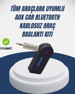 Bluetooth Destekli AUX Müzik ve Konuşma Cihazı
