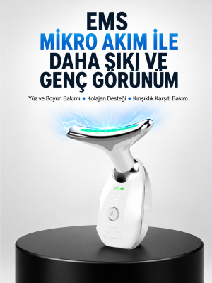 Kablosuz Şarjlı Yüz Masaj Cihazı | Cilt Yenileyici ve Nem Dengeleyici