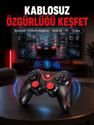 Gelişmiş Kontrol Hassasiyeti Sunan Kablosuz Bluetooth Oyun Kolu
