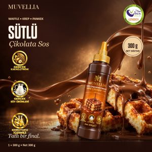 Muvellia Sütlü Çikolata Sosu Waffle Krep Pankek 300 g
