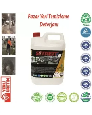 SİTRETT MX STRMX-PYTD-5A-5 Altın Konsantre 5 kg GENEL AMAÇLI KULLANIM Pazar Yerleri için Yüzey Temizleme Maddesi