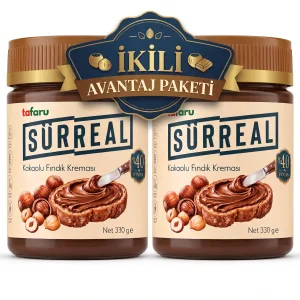 Tafaru Sürreal Kakaolu Fındık Kreması 330g X 2 Adet