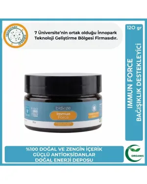 Bidoze Immun Force Bağışıklık Güçlendirici Doğal Karışım 120 Gr. | Propolis, Arı Sütü, Kara Mürver