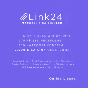 7500 Markalı Kısa Link Takibi - 1 Yıllık Lisans