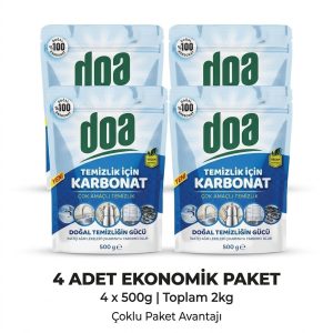 DOA Temizlik İçin Karbonat 2000 Gr – Çok Amaçlı Temizlik Karbonatı – Ev, Mutfak, Banyo ve Yüzey Temizliği