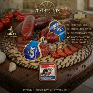 %100 Katkısız, Koruyucusuz Dana Sucuğu- Çiftçi Kooperatifi Özel Üretim  350 gr  (TANITIM)