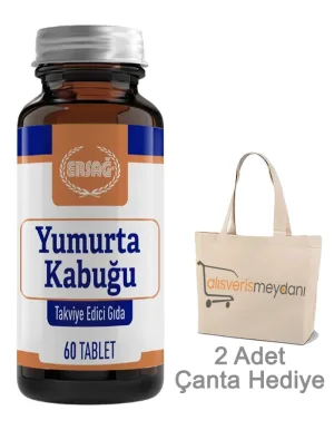 Ersağ Yumurta Kabuğu - 60 Tablet