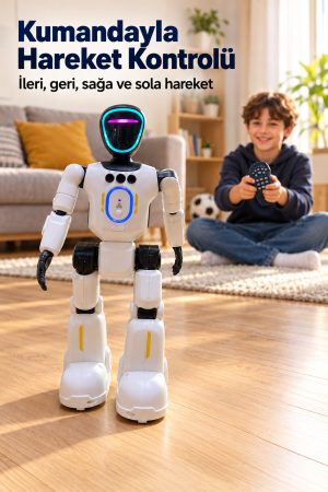 Programlanabilir Robot Oyuncak Kumandayla Komut Kaydetme Özellikli