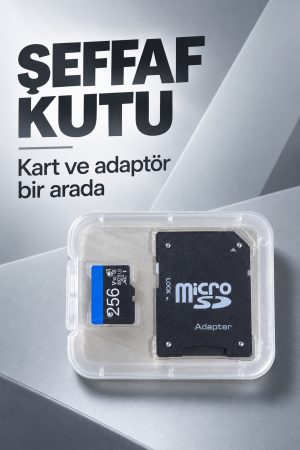 SD Adaptörlü 256 GB Micro SD Bellek Kartı