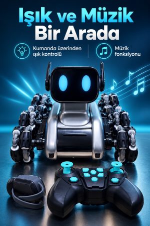 El Hareketleriyle Kontrol Edilen Kumandalı Robot Köpek